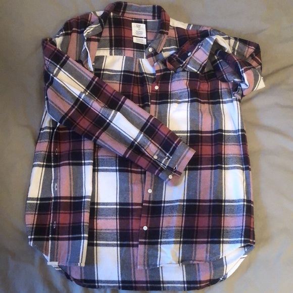 Pink-black-white flannel - Picture 2 of 3